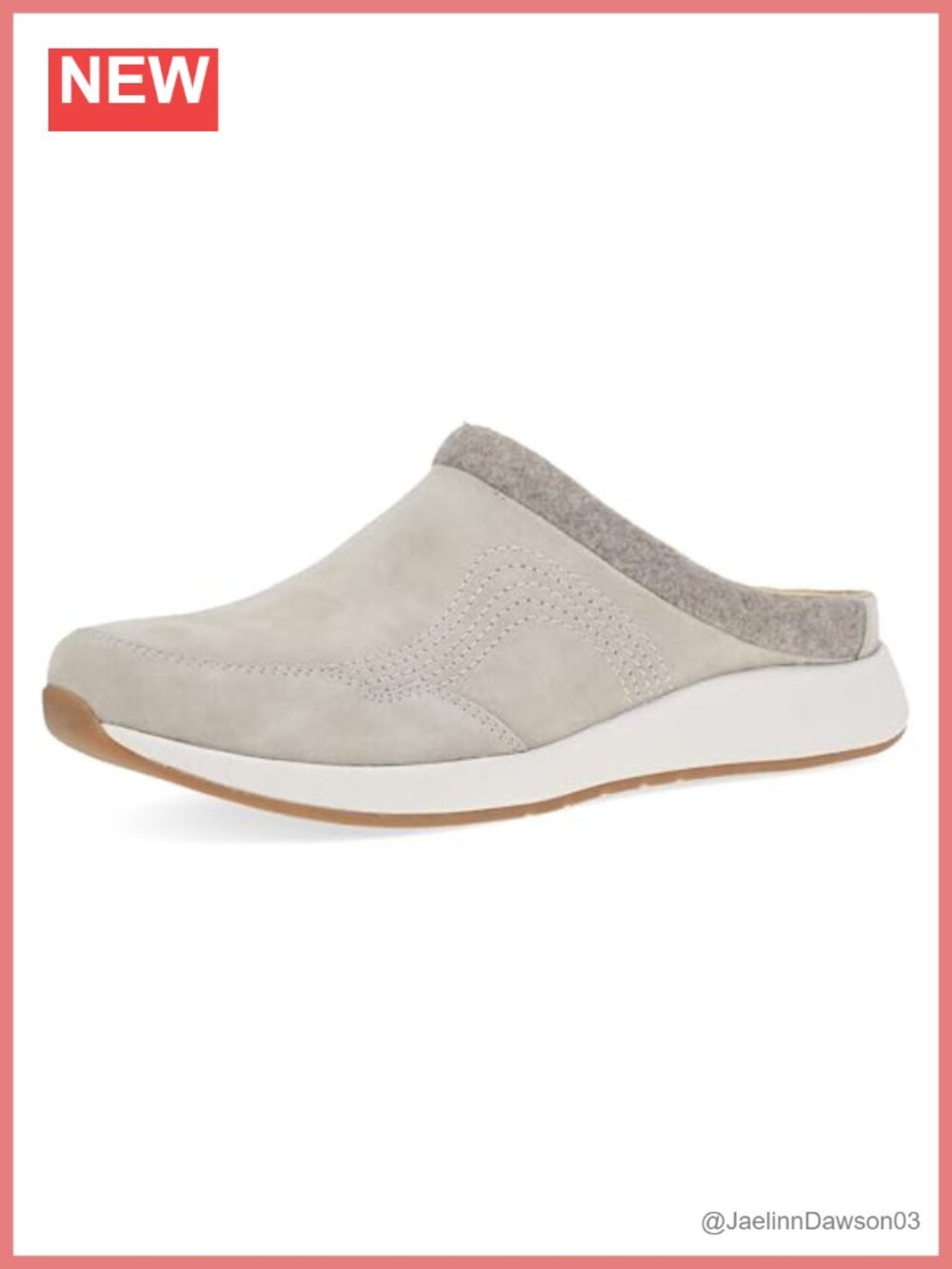 Dansko Claudia Slip-On Mule Sneaker Suede Comfort Arch Support